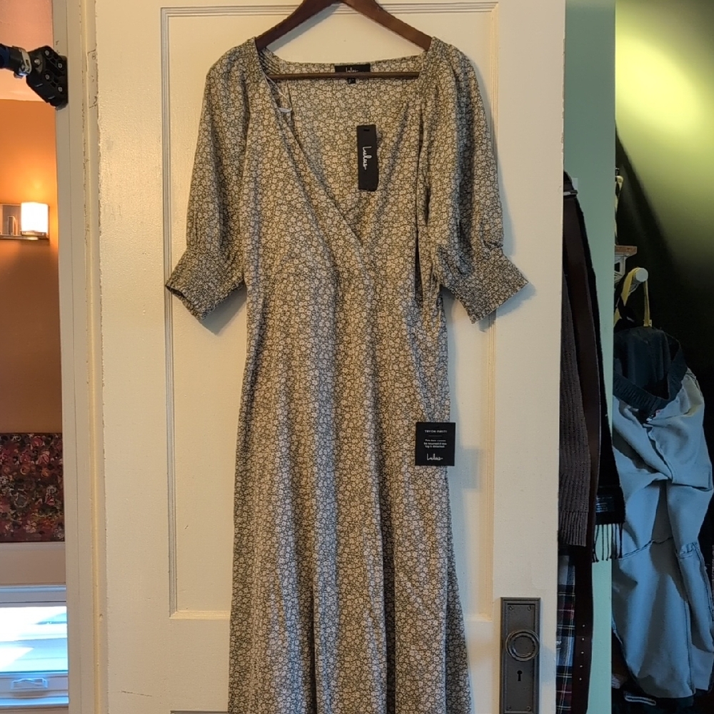 floral Wrap Dress
